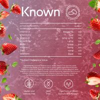 Known Hair, Skin & Nails Vitamin Gummies Strawberry